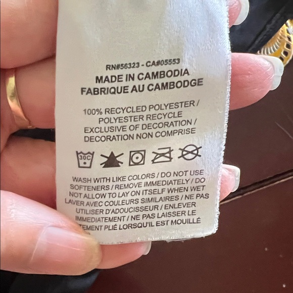 #1278=Nike Women's Black Sports Tank Top - Picture 4 of 5